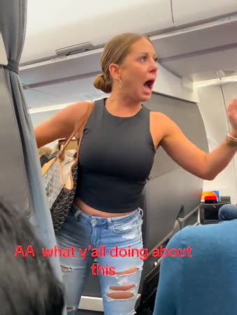 woman american airlines flight|that mother f'er is not real.